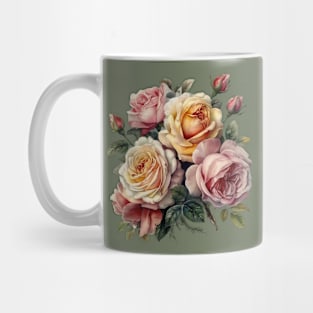 Bouquet of Vintage Roses Mug